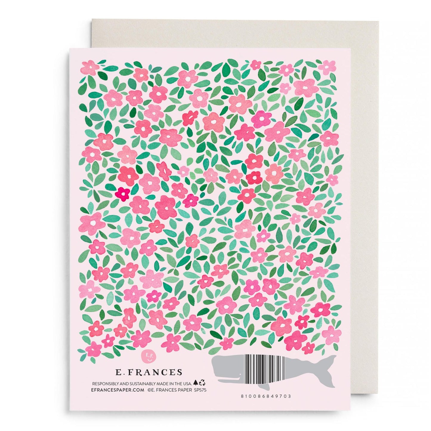 Pink Petals Bridal Card