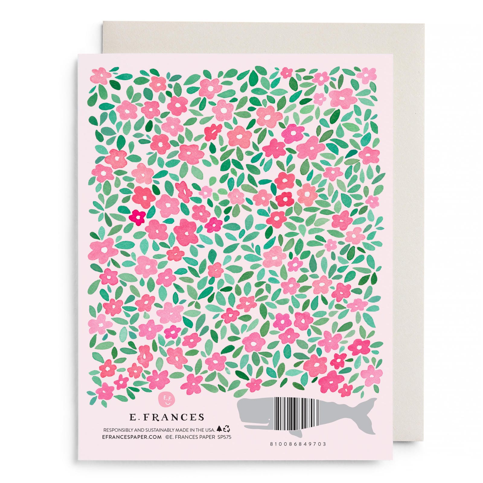 Pink Petals Bridal Card