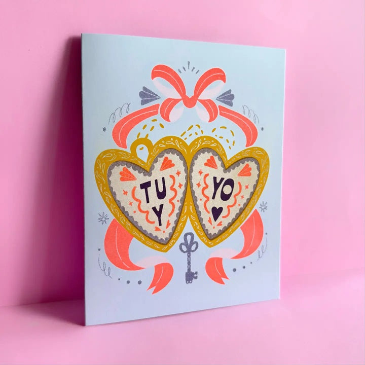 Tu Y Yo Love Locket Card