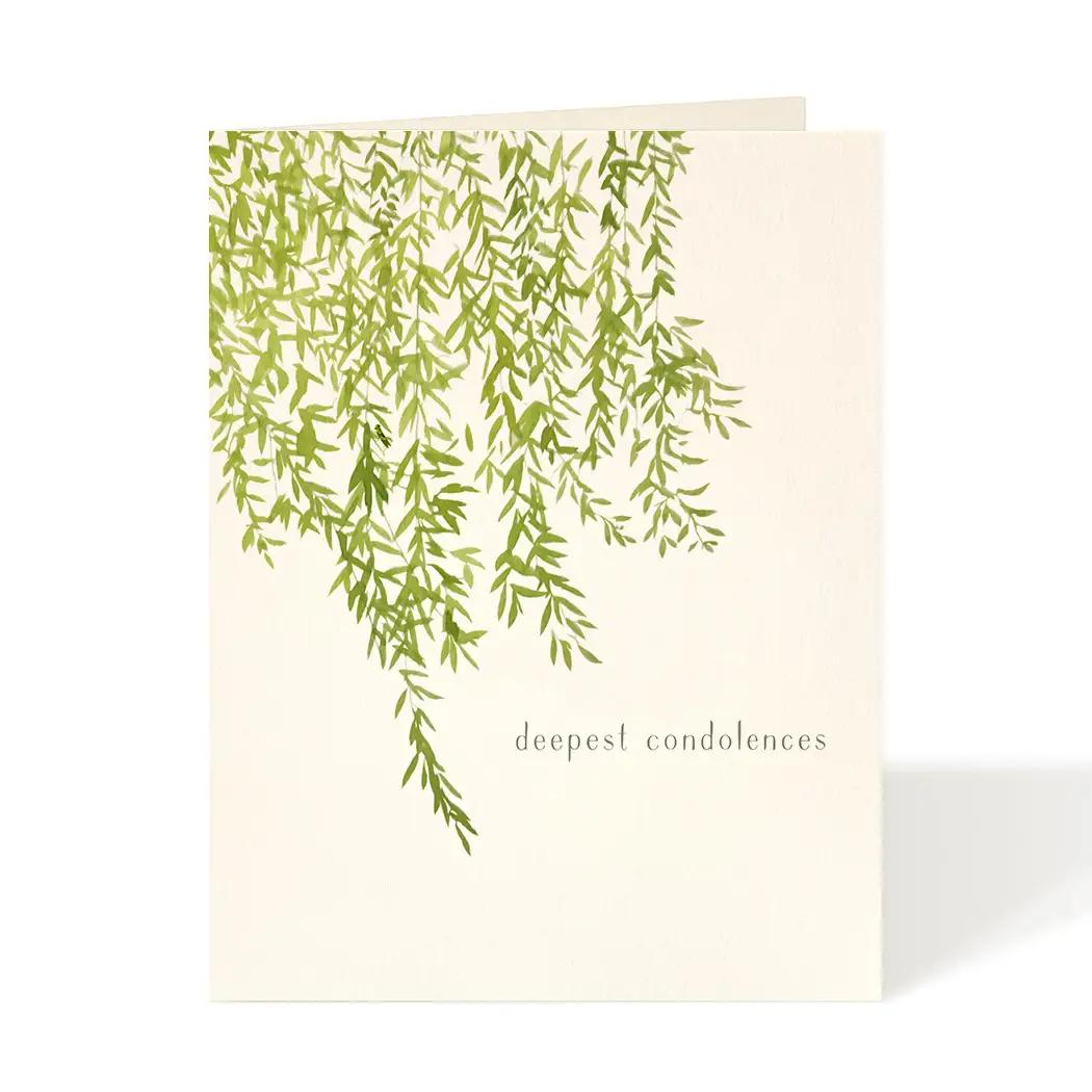 Weeping Willow Sympathy  Card Felix Doolittle