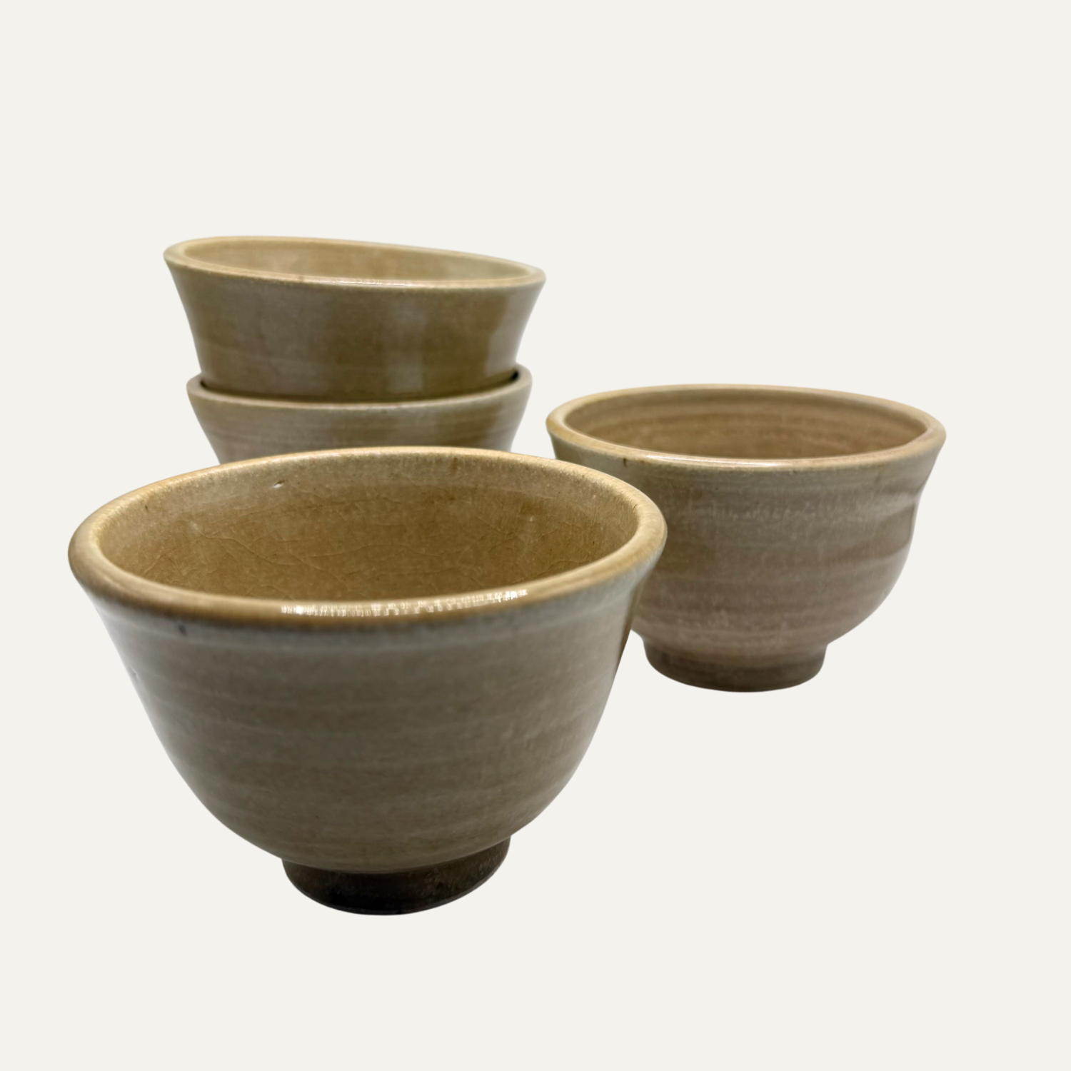 Flared Tea Cup - Gold