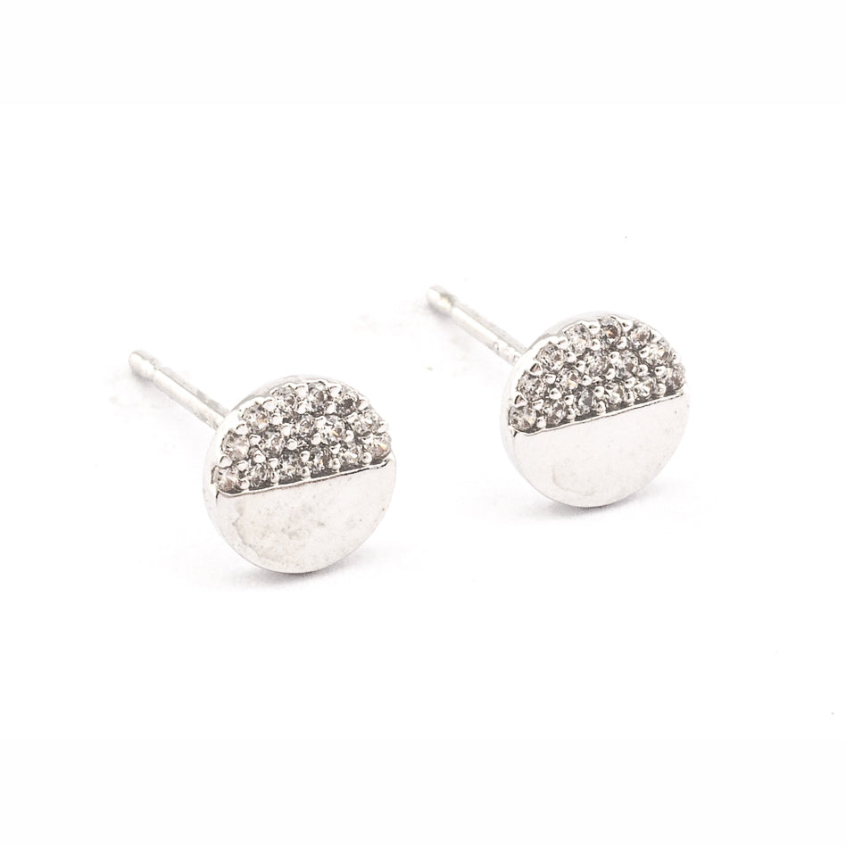 Circle with Pave Studs
