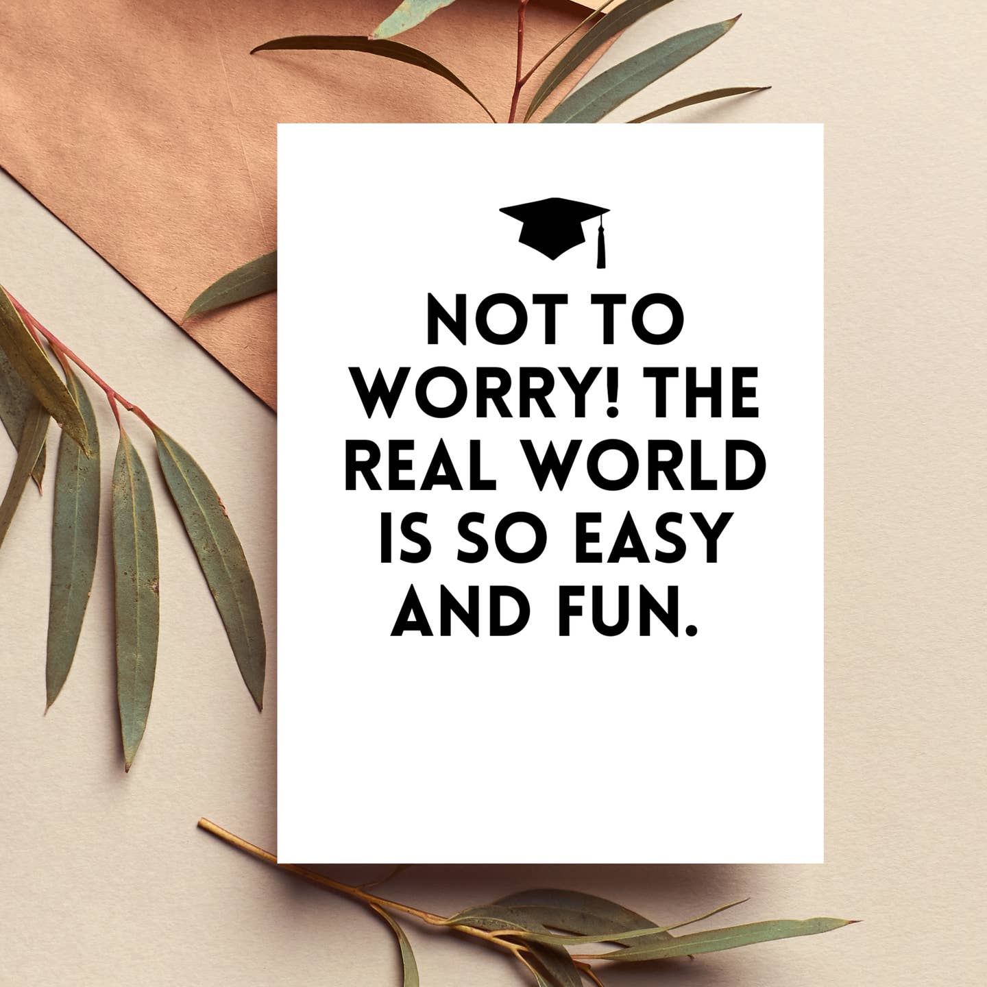 Real World Graduation Card