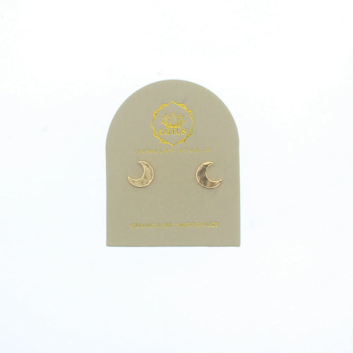 Gold Moon Stud on Card