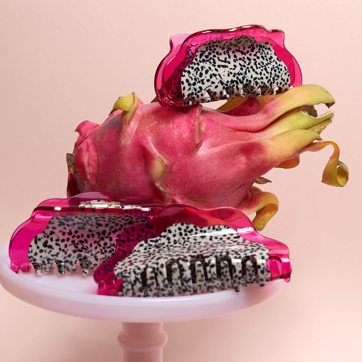 Dragon Fruit Claw - Acetate Fruit Hair Clip