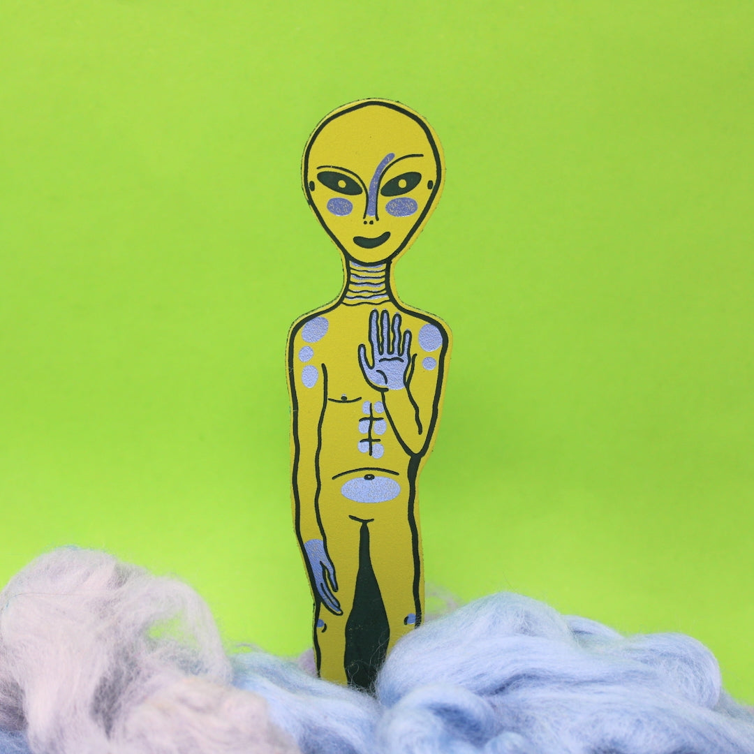 Alien Leather Bookmark Ark Colour Design
