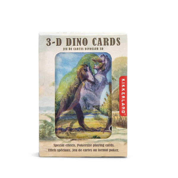 3D Dinosaur Playing Cards