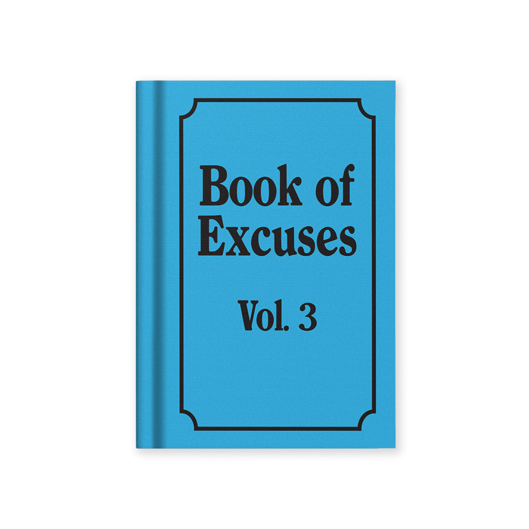 Book Of Excuses Hardback Notebook Ohh Deer