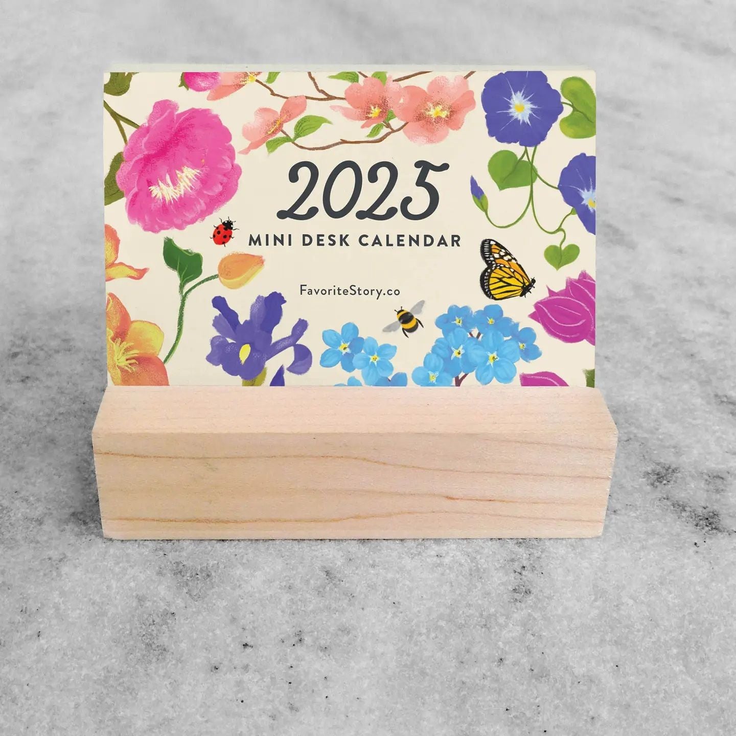 2026 Mini Desk Calendar - Botanical