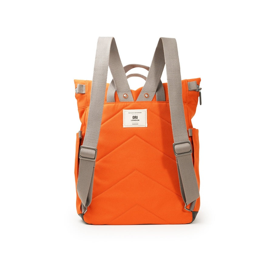 Richmond Recycled Canvas Backpack - Atomic Orange
