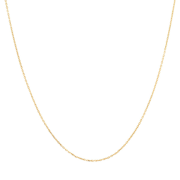 14K Gold Simple Linked Chain - 16"