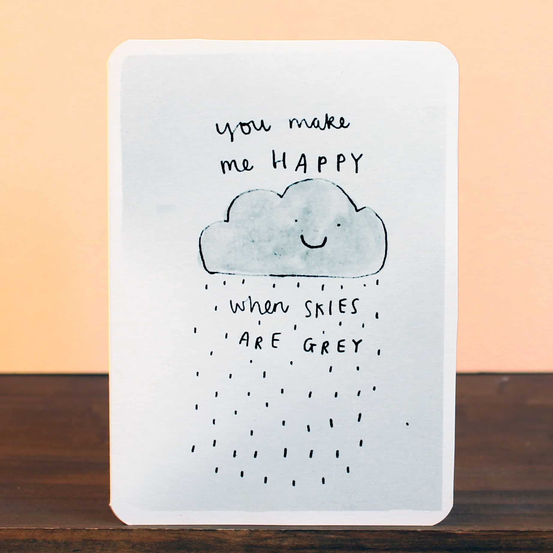 Skies are Grey Card