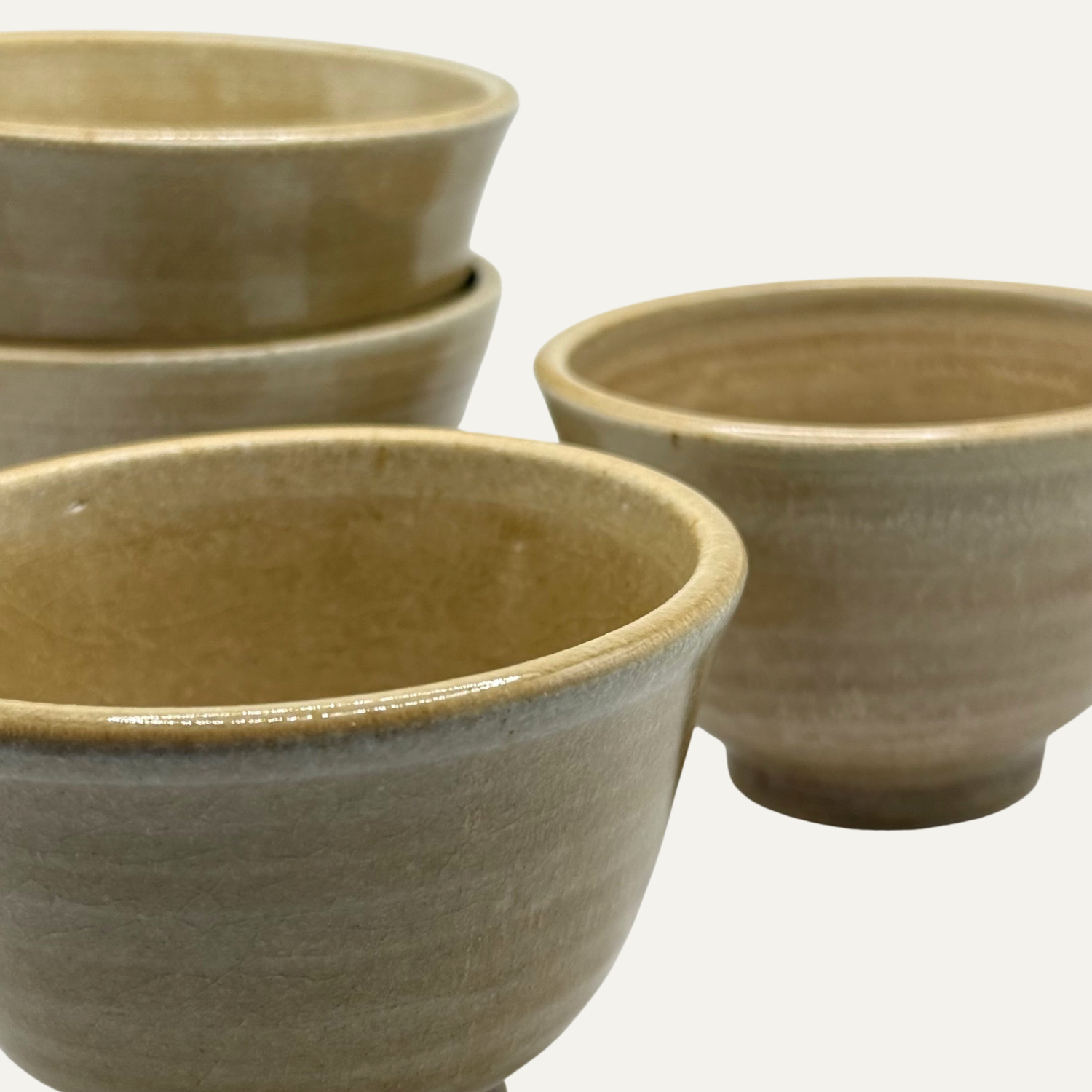 Flared Tea Cup - Gold