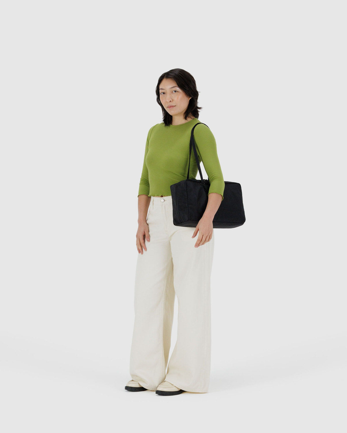 Medium Nylon Bowler Bag