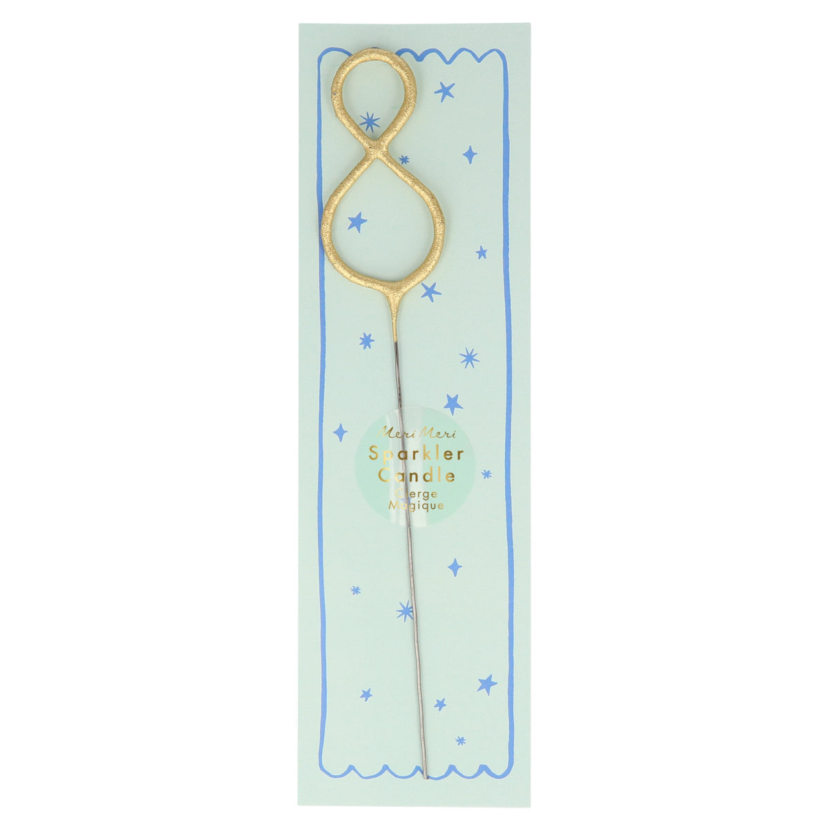 Gold Sparkler Number Candles