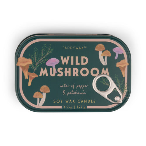 Load image 1 in gallery view. Bistro Tin 4.5 oz Candle - Wild Mushroom Paddywax