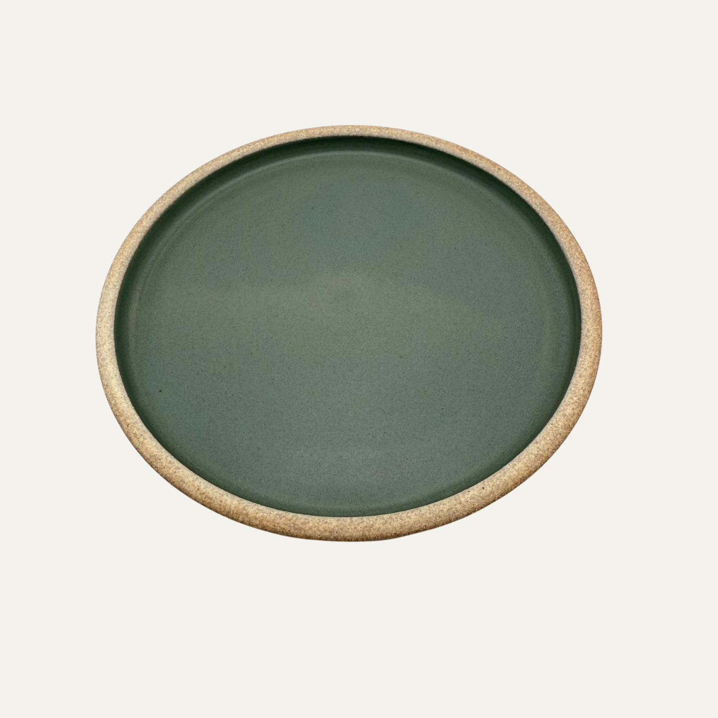 Matte Glazed Plate - 8" Pine
