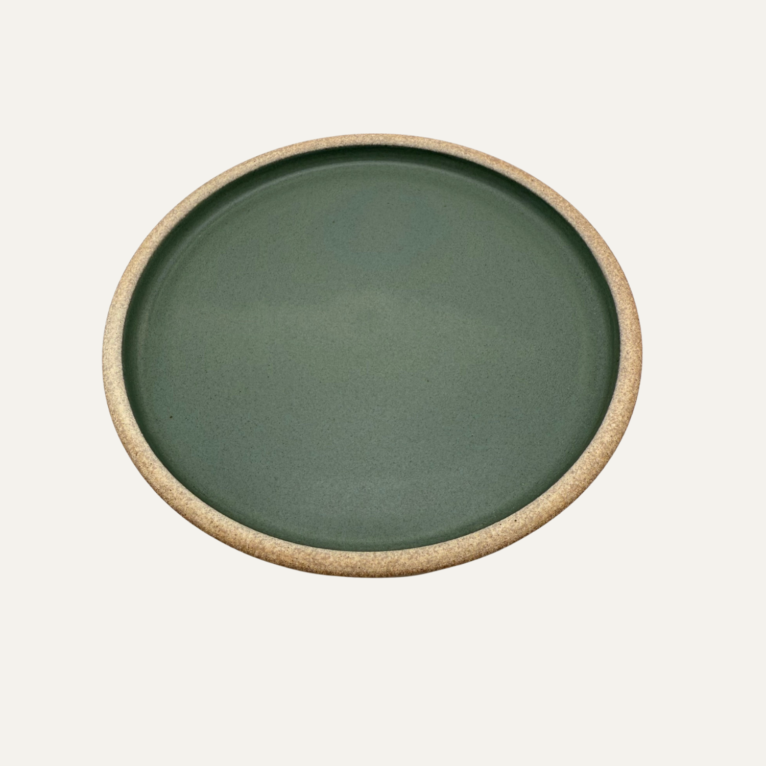 Matte Glazed Plate - 8" Pine