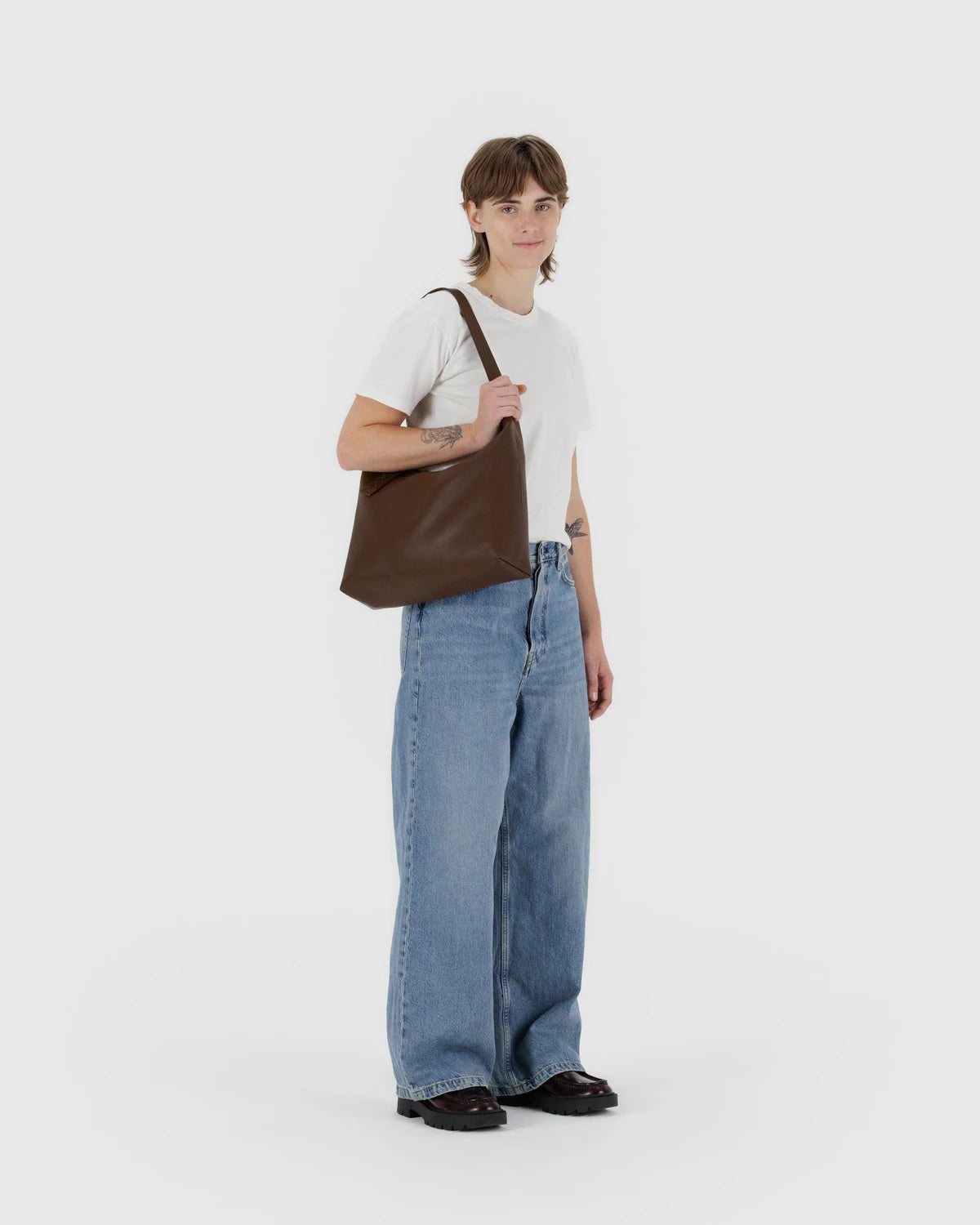 Recycled Leather Shoulder Bag - Homage Pasadena