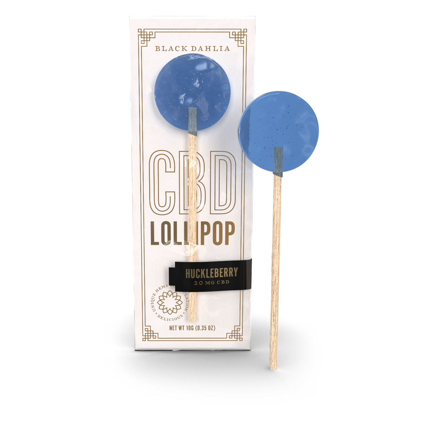 CBD Lollipops - Huckleberry Black Dahlia