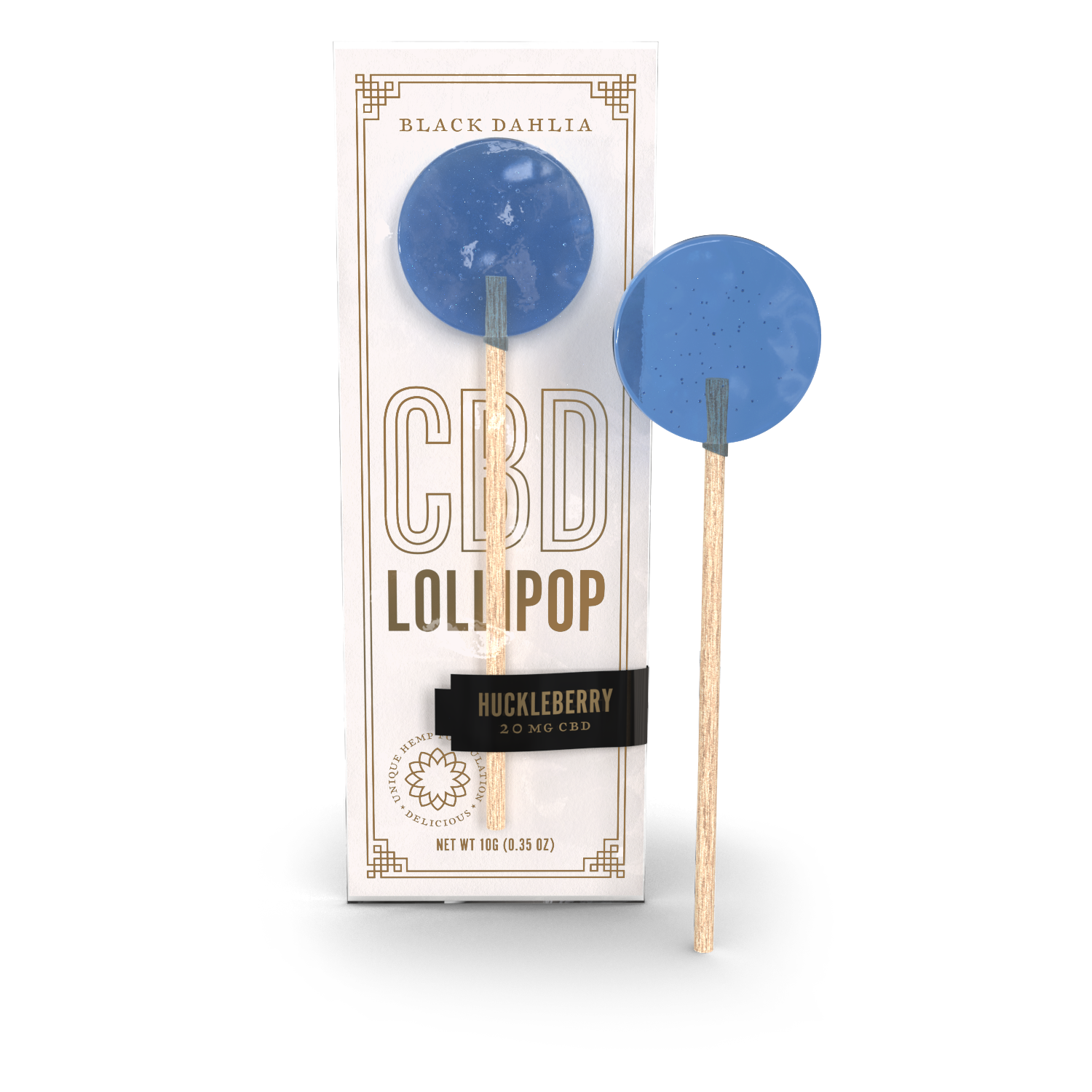 CBD Lollipops - Huckleberry Black Dahlia
