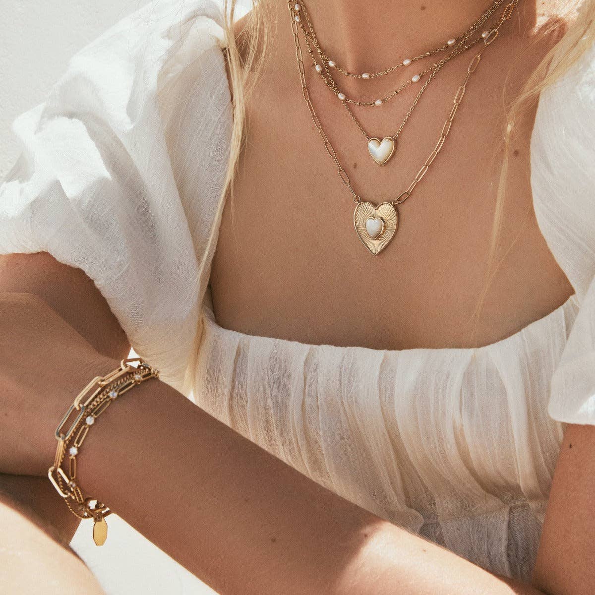 Sparkle Link Bracelet - Gold