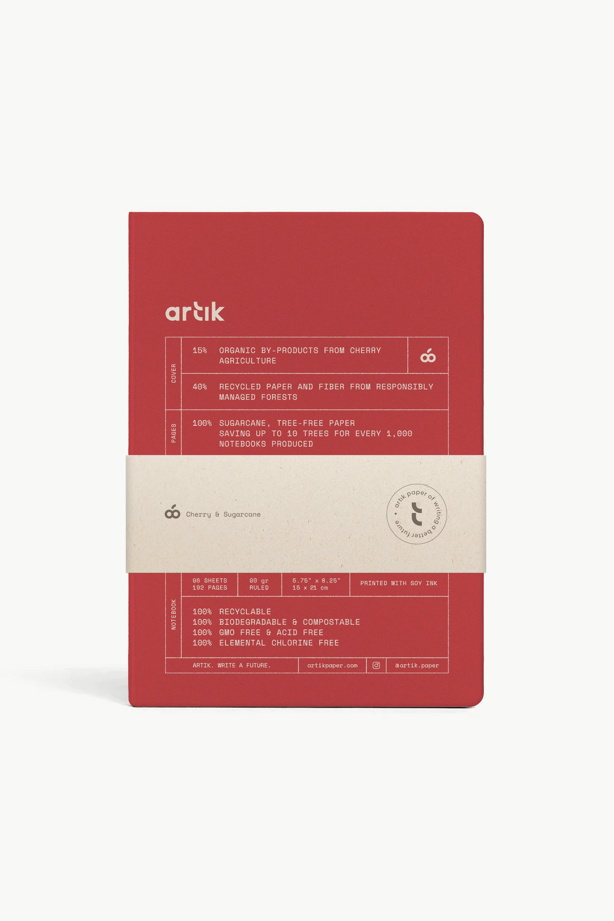 Artik Hard Cover Journal - Lined Keskin Color