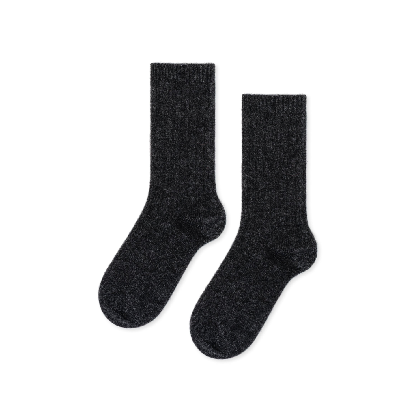 Italia Cashmere Cozy Rib Crew Socks