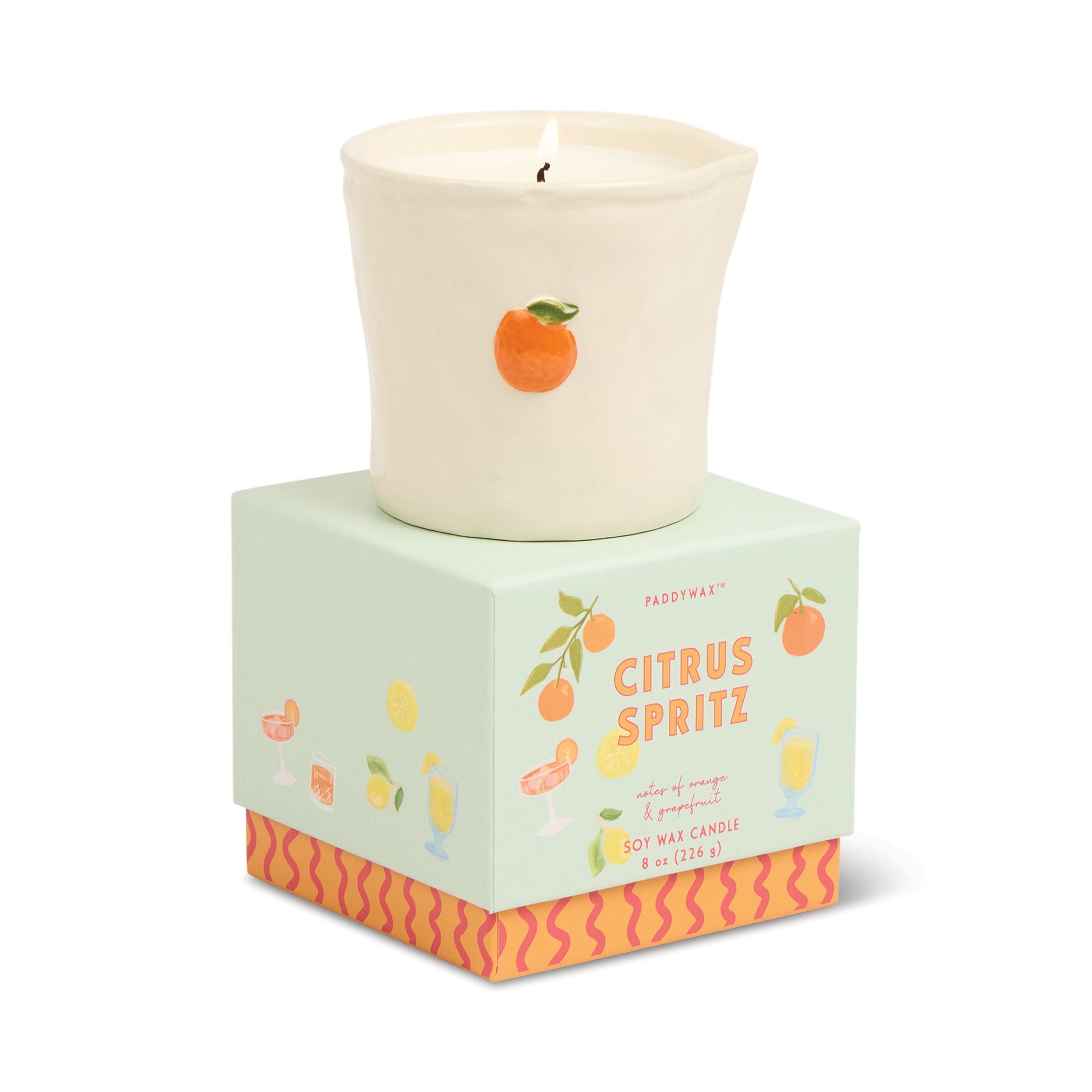 Bistro 8 oz Candle - Citrus Spritz Paddywax