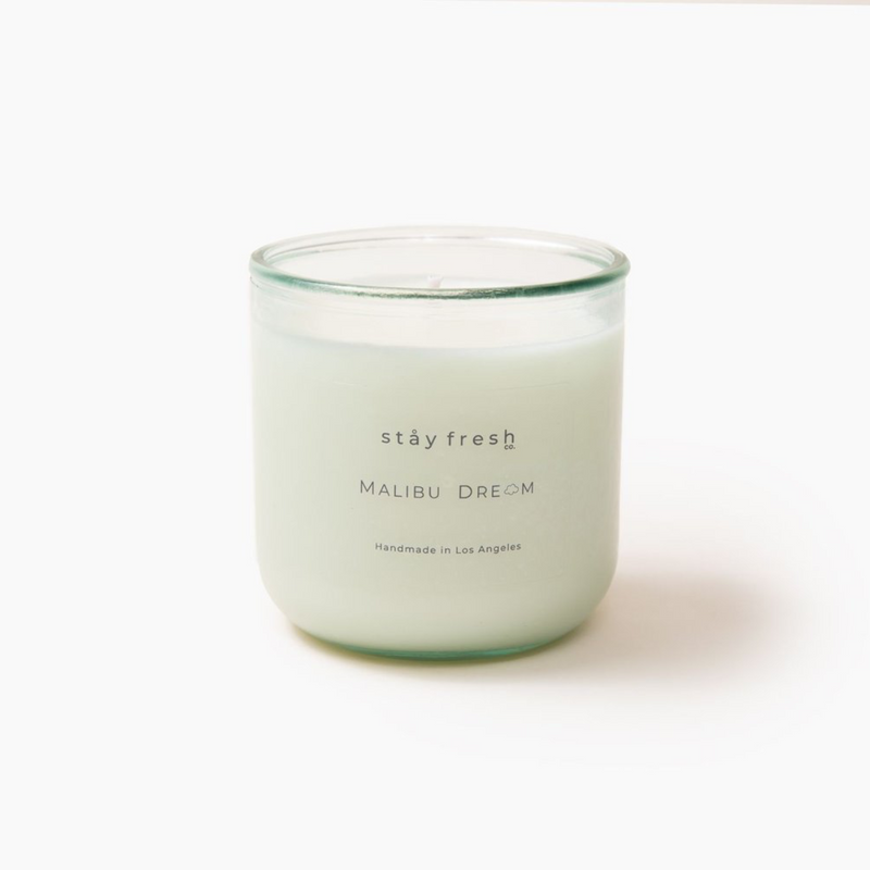 Recycled Glass Soy Candles - 10 oz