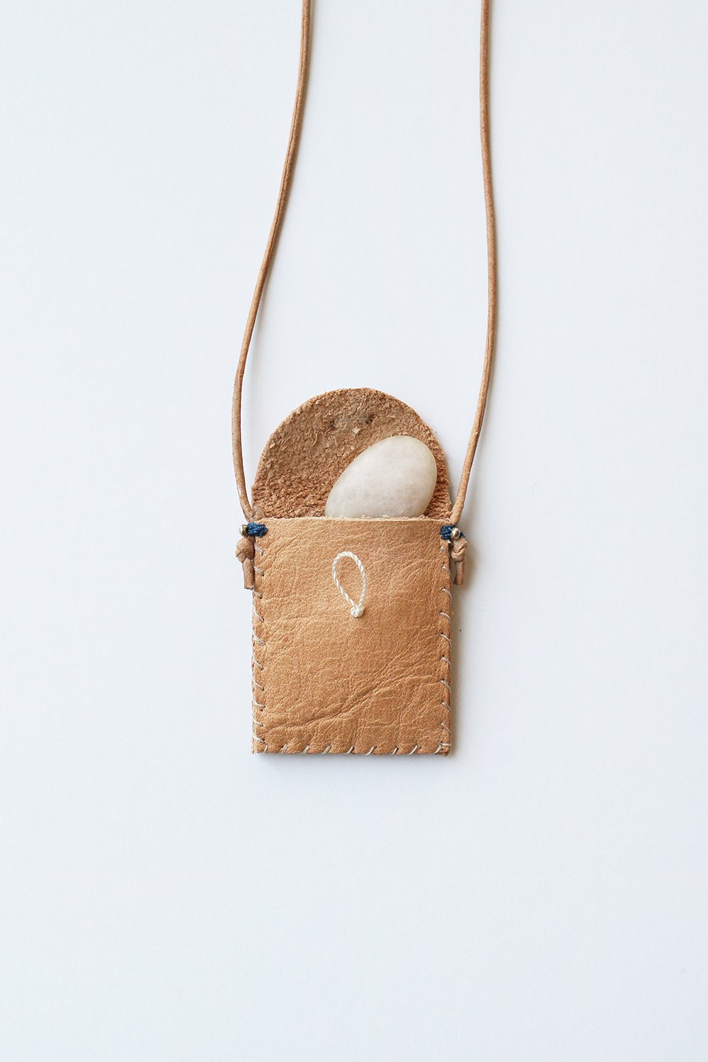 Natural Leather Amulet Pouch