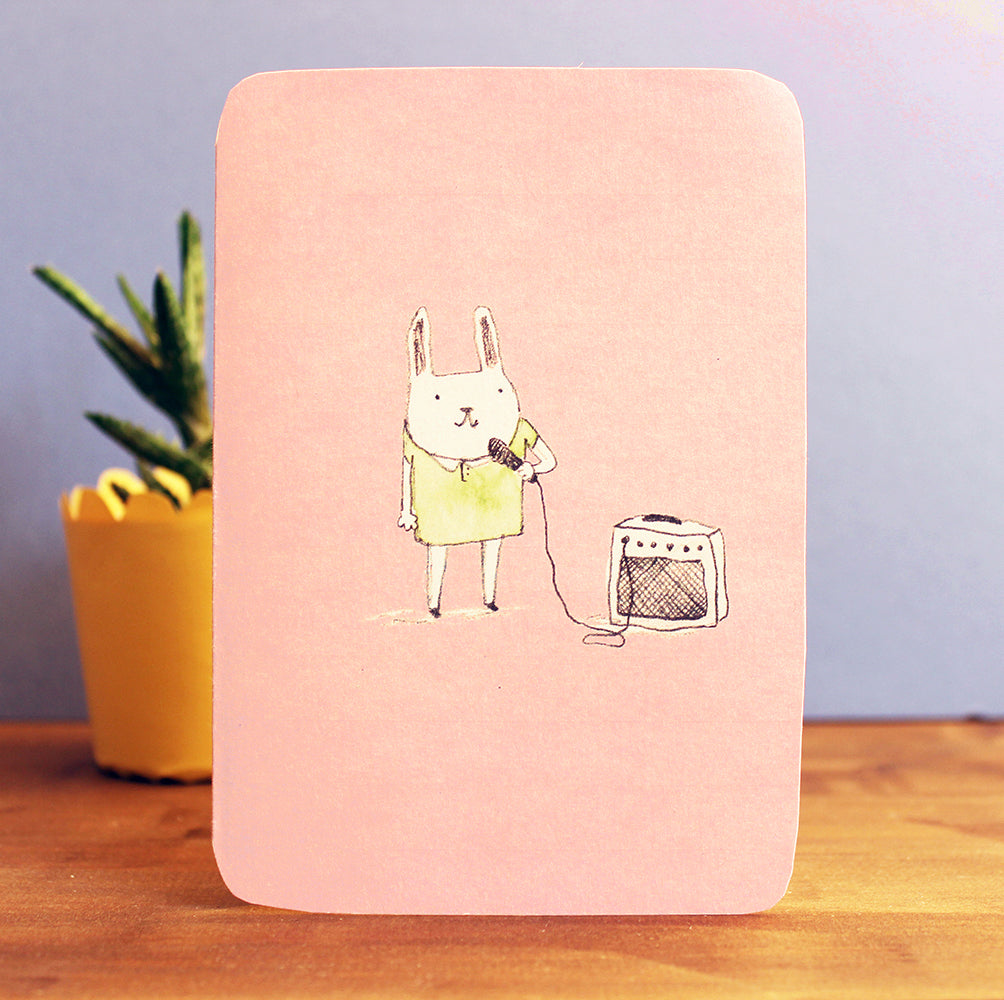 Singing Bunny Card