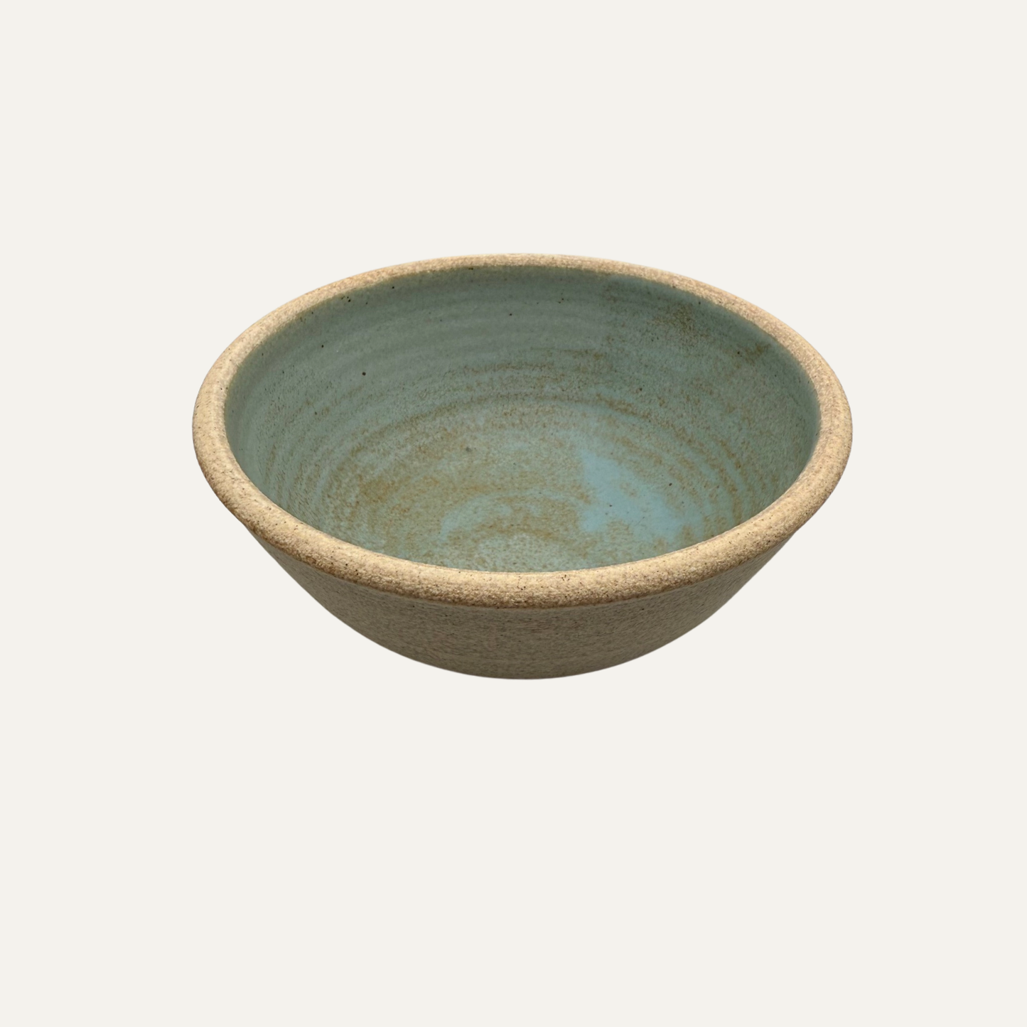 Small Matte Glazed Bowl -  Seafoam