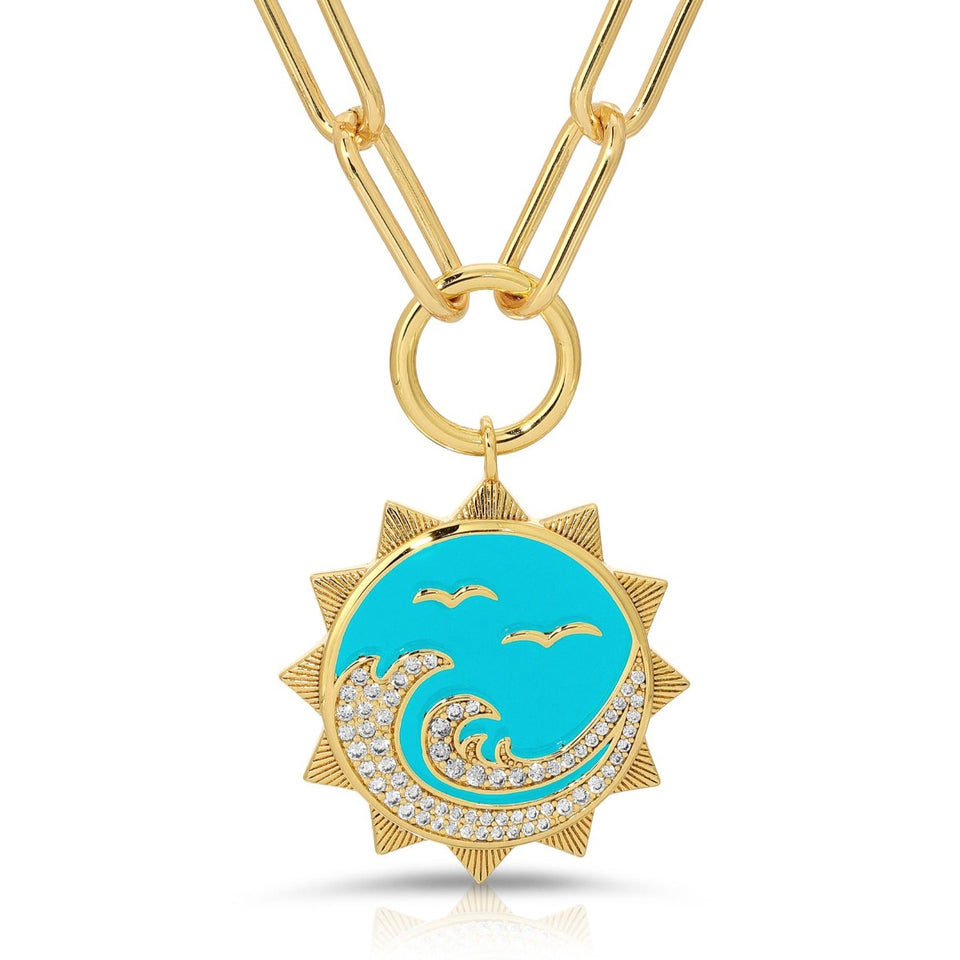 Malibu Pendant - Turquoise