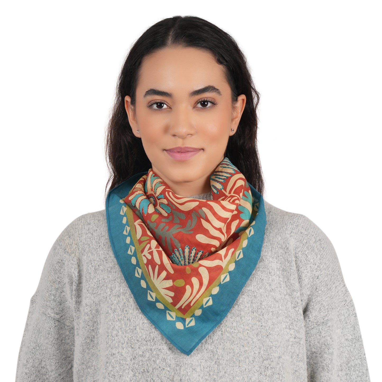 Cotton Scarf/Bandana - Rust