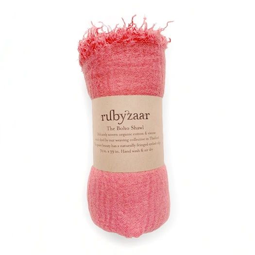Boho Shawl - Salmon Rubyzaar