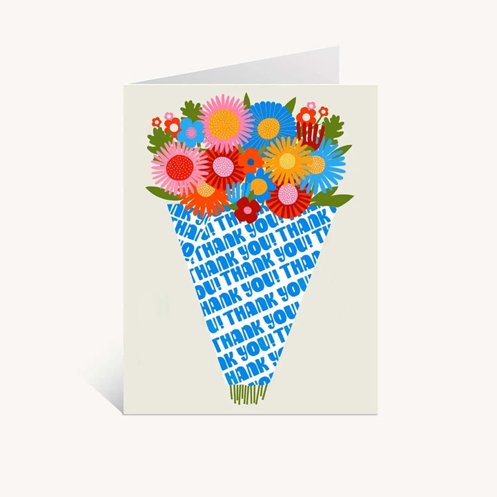 Thank You Bouquet Greeting Card