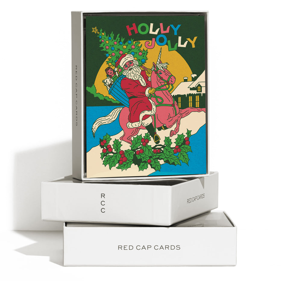 Santa's Magic Holiday Card Boxed Set of 8