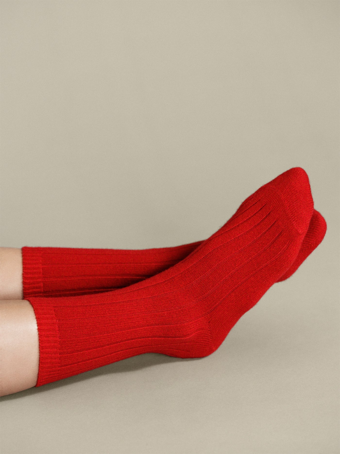 Italia Cashmere Cozy Rib Crew Socks