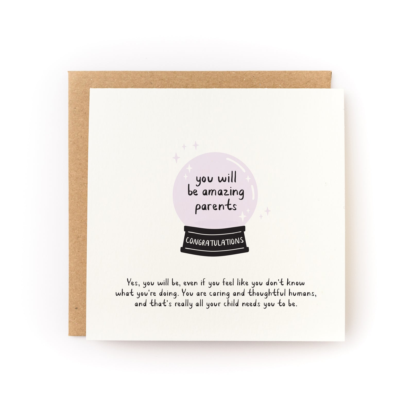 Amazing Parents Crystal Ball Card