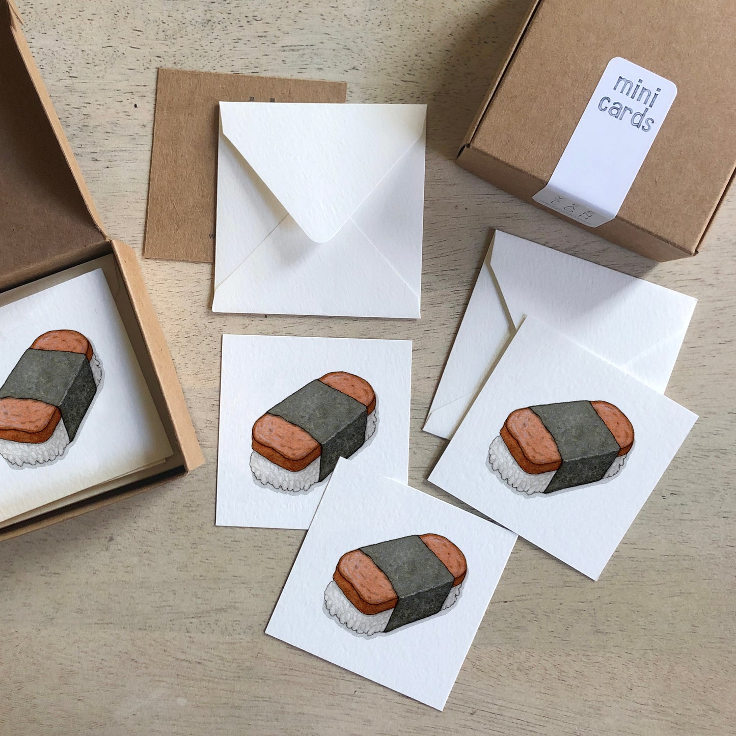 Mini Cards Set / Spam Musubi