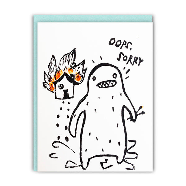 Pyro Yeti Greeting Card