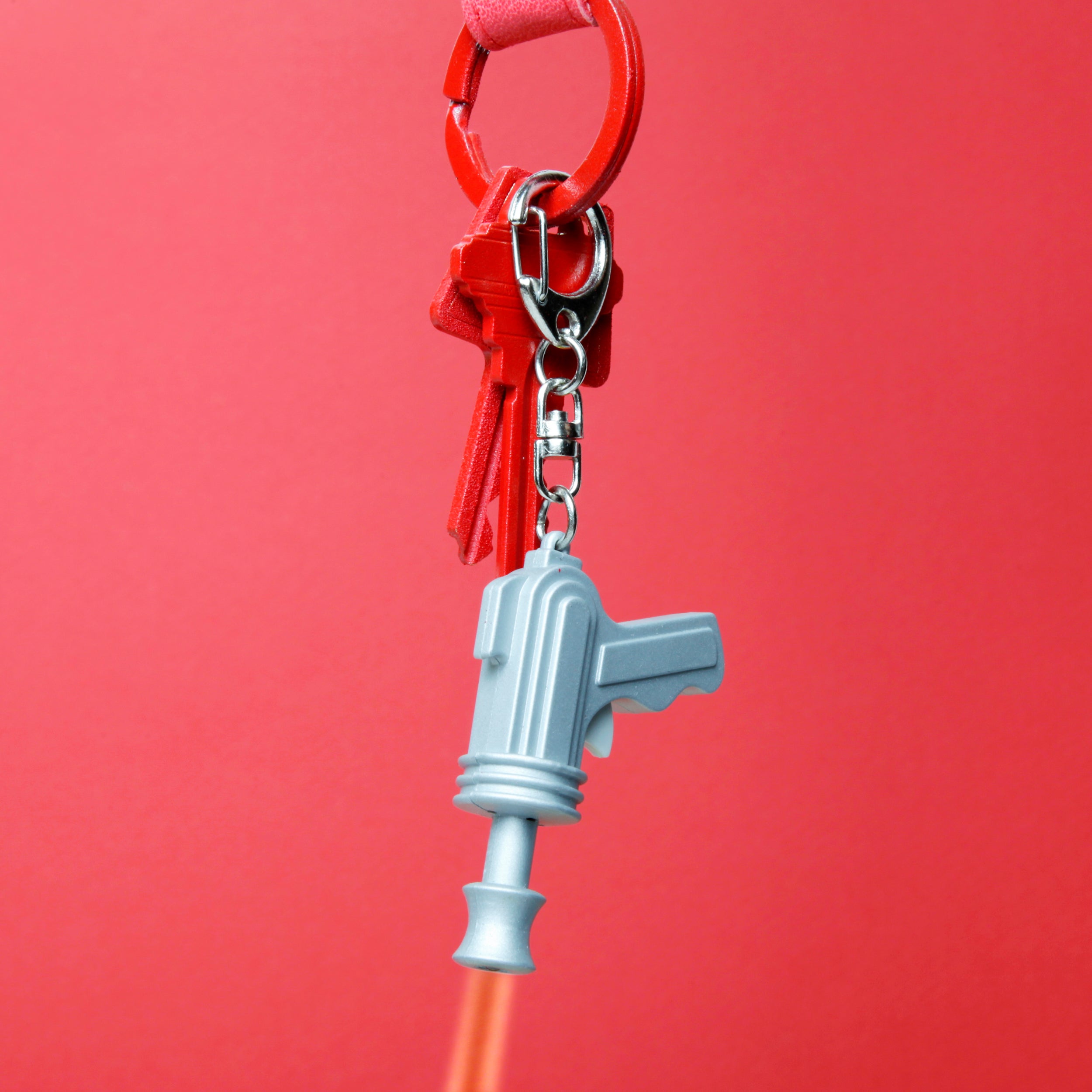 Space Gun LED & Sound Keychain