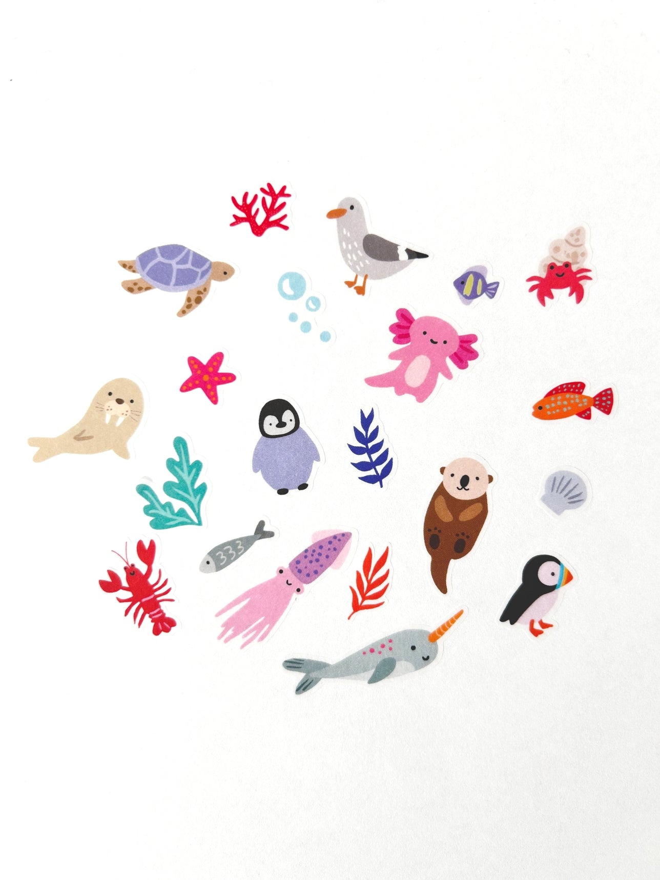 Ocean Jumble Washi Stickers