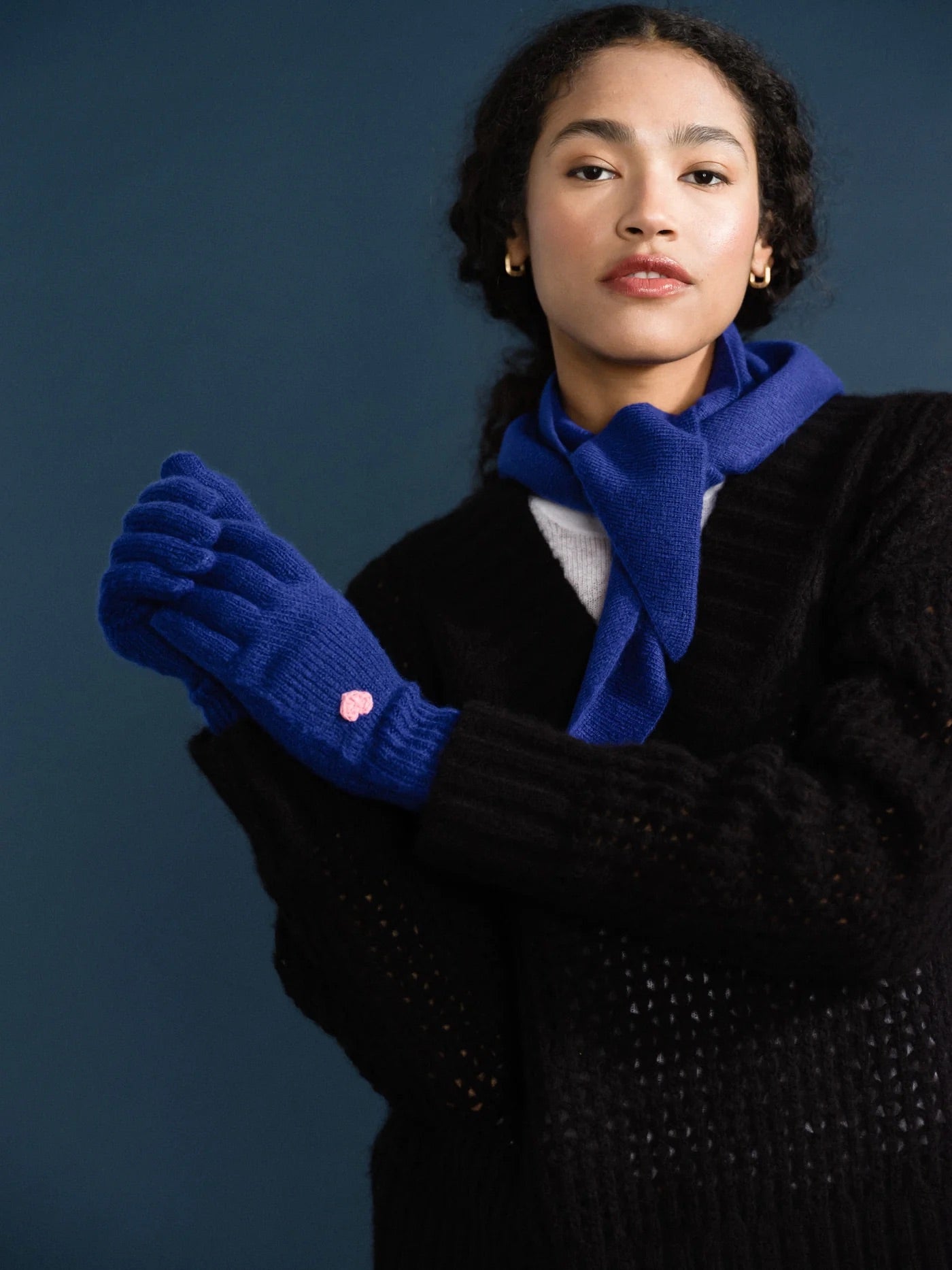 Cashmere Heart Gloves