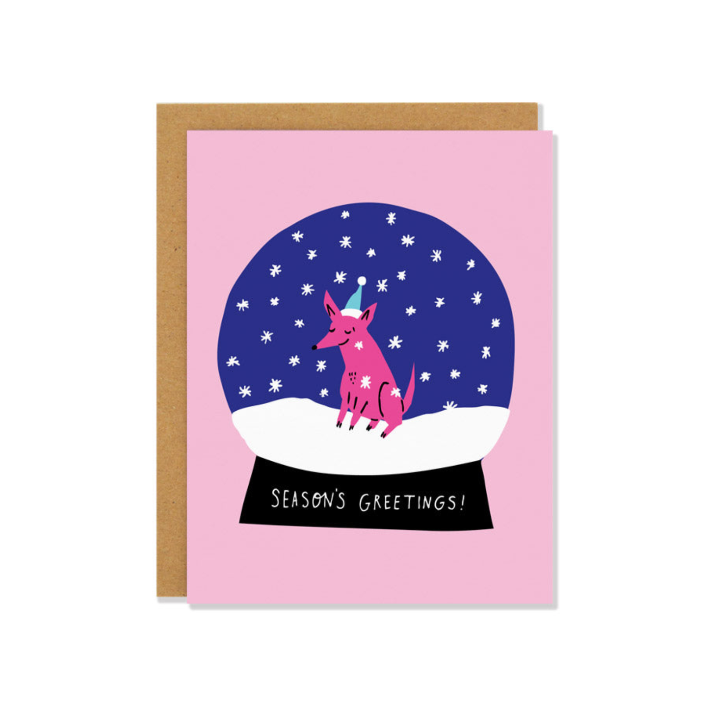 Snow Globe Holiday Card