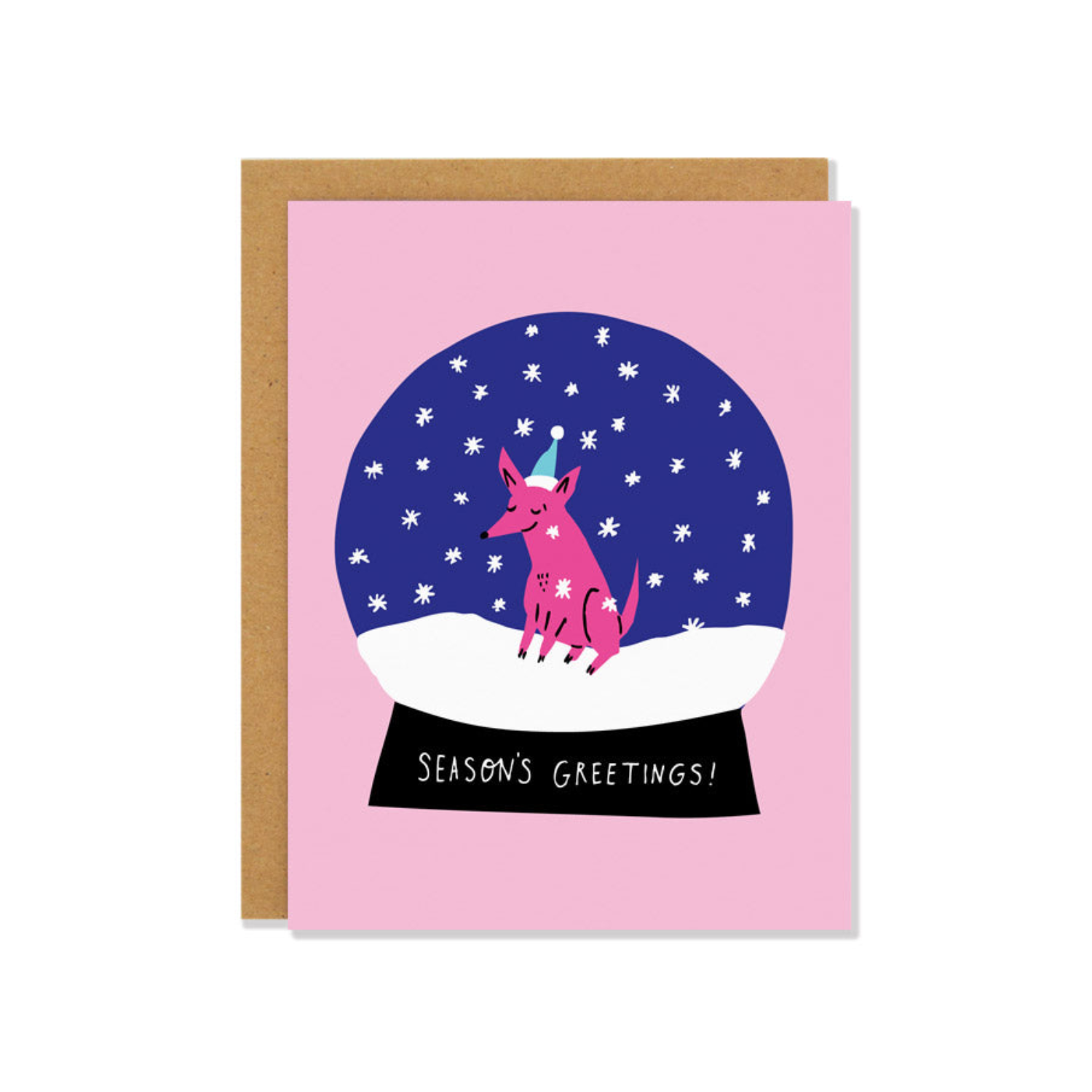 Snow Globe Holiday Card