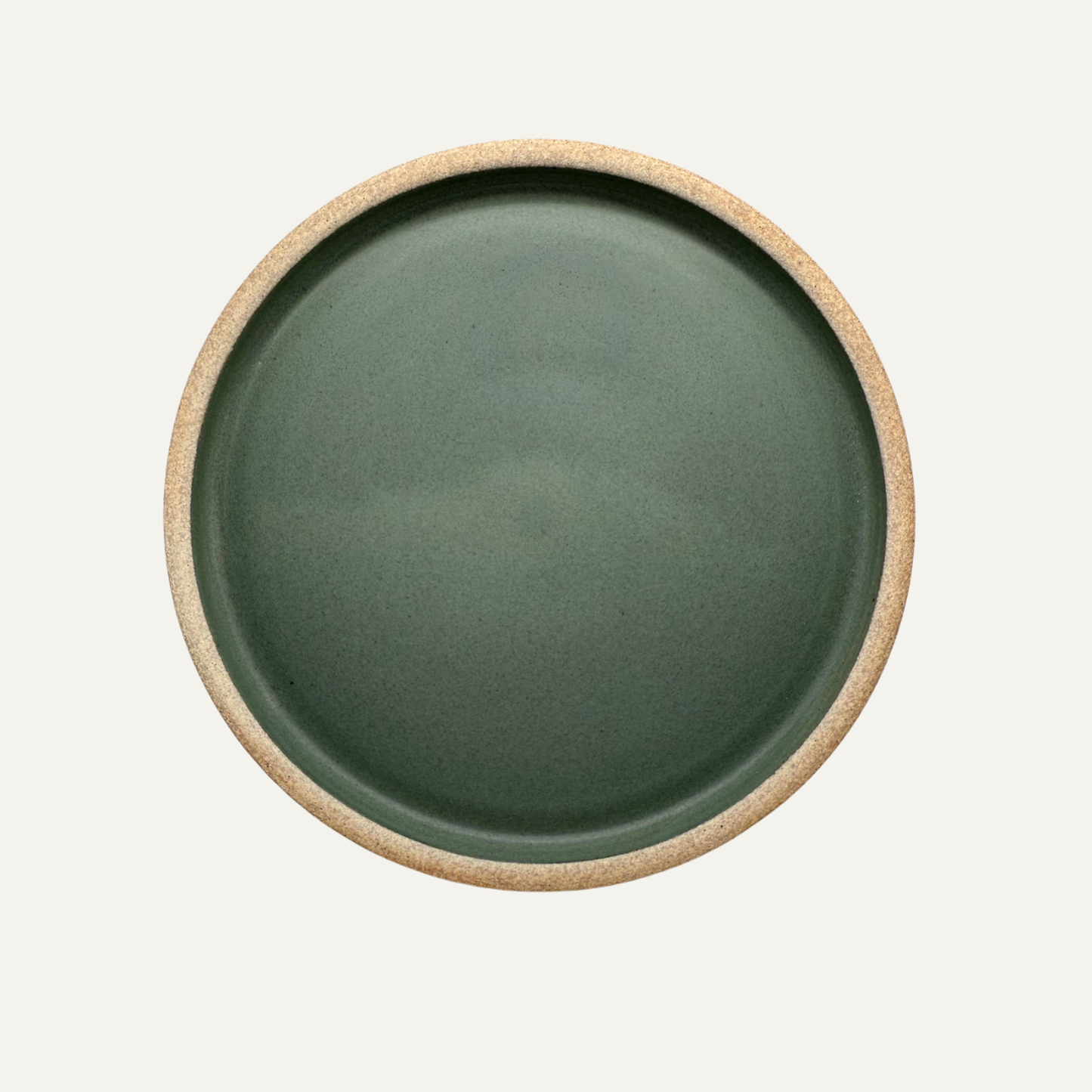 Matte Glazed Plate - 8" Pine