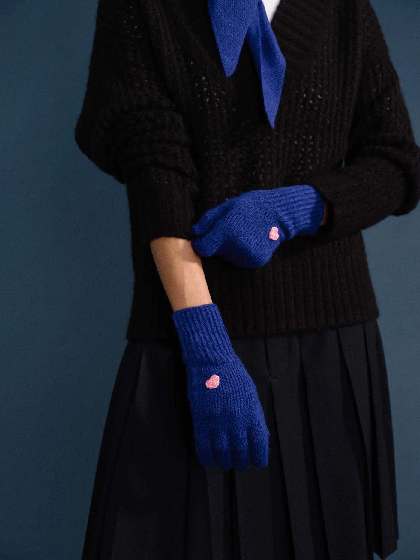 Cashmere Heart Gloves