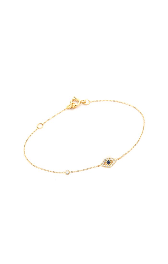 Gold Chain Bracelet With Bow